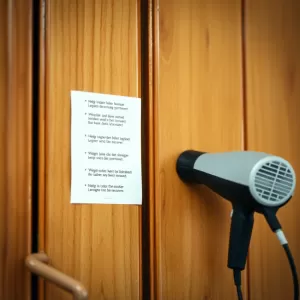 Jak usunąć naklejki z drzwi drewnianych