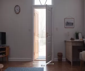 Jaki otwór na drzwi 80